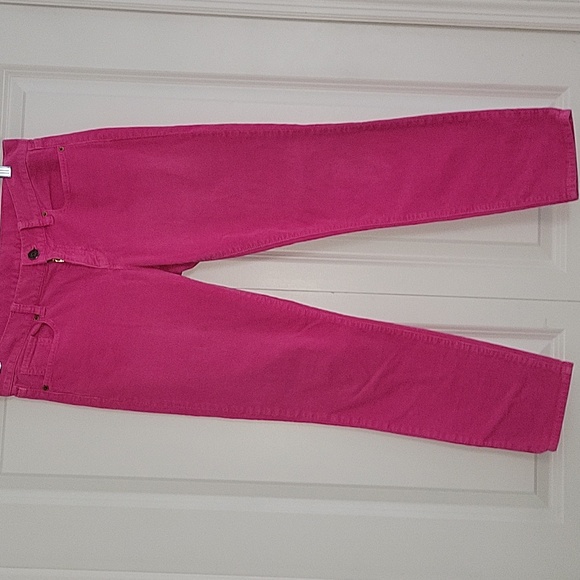 J. Crew Bright Pink Corduroy Pants Size 29 - Picture 9 of 11